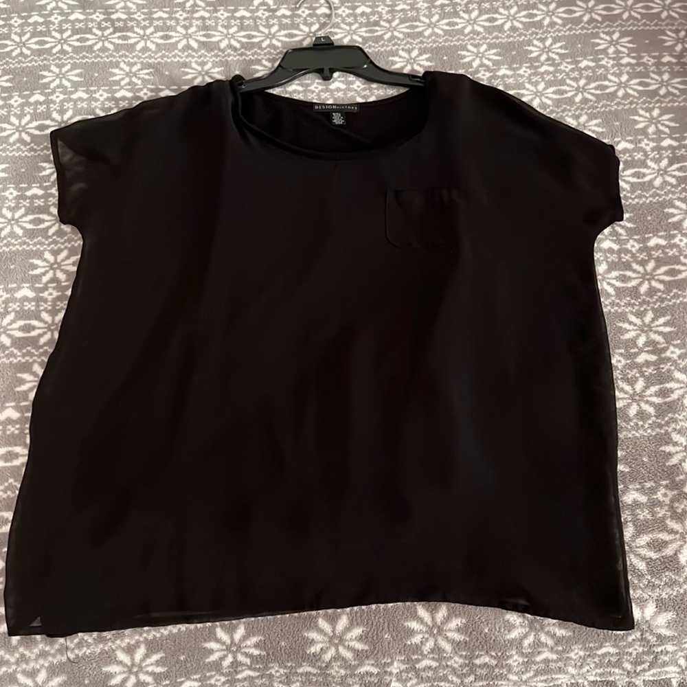 Black top, see through